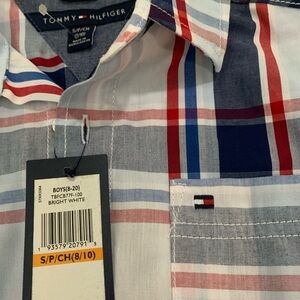 Tommy Hilfiger Men's Checkered Shirt - Red, Blue, White